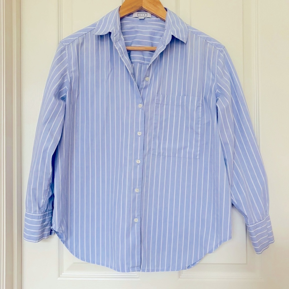 AYR The Deep End Button Down Striped Shirt